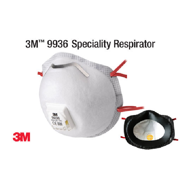 3M 9936 Respirador de Especialidade FFP3 + Gases Ácidos + Vapores orgânicos