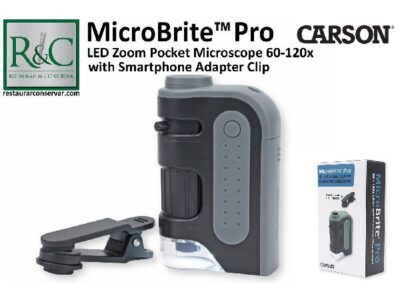 Carson MicroBrite Pro Microscopio de Bolso com adaptador para smartphone