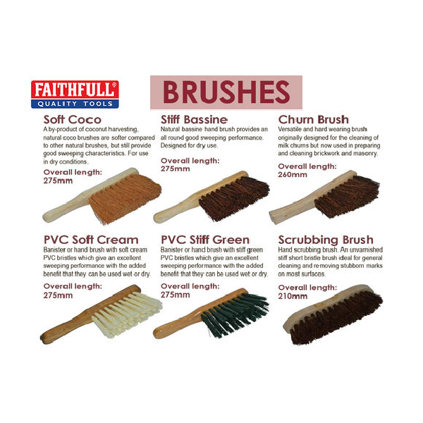 Faithfull Escovas para Limpeza
