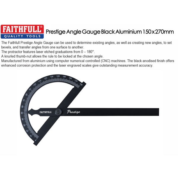 Faithfull Prestige Transferidor Localizador de Ângulo 150 x 270mm