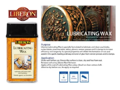 Liberon Cera Lubrificante e Protectora 500ml