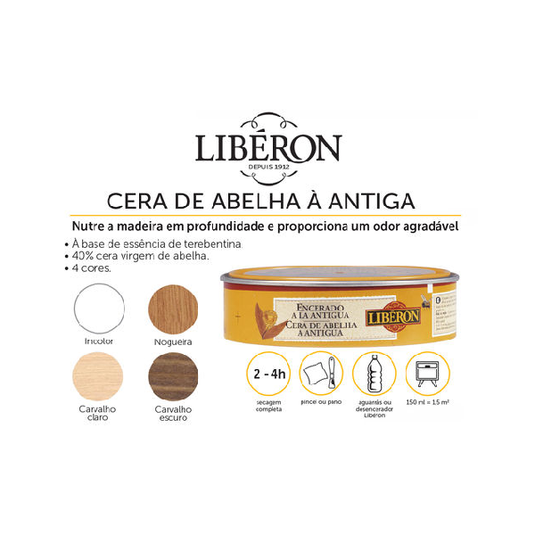 Liberon Cera de Abelha à Antiga 150ml