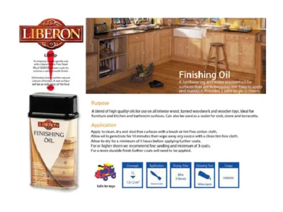 Liberon Finishing Oil Brilhante