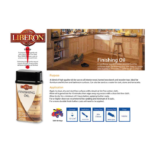 Liberon Finishing Oil Brilhante