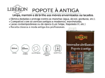 Liberon Popote à Antiga Renovador de Antiquario 500ml