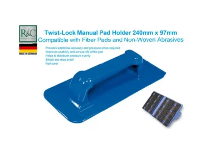 Twist-Lock Suporte Manual para Efregão de Fibra e Abrasivos Não-Tecido