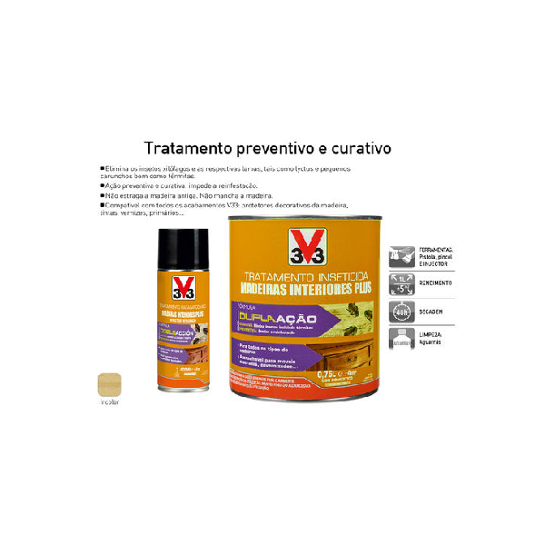 V33 Madeiras Interiores PLUS Tratamento Anti-Caruncho
