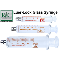 R&C Seringa de Vidro Luer-Lock