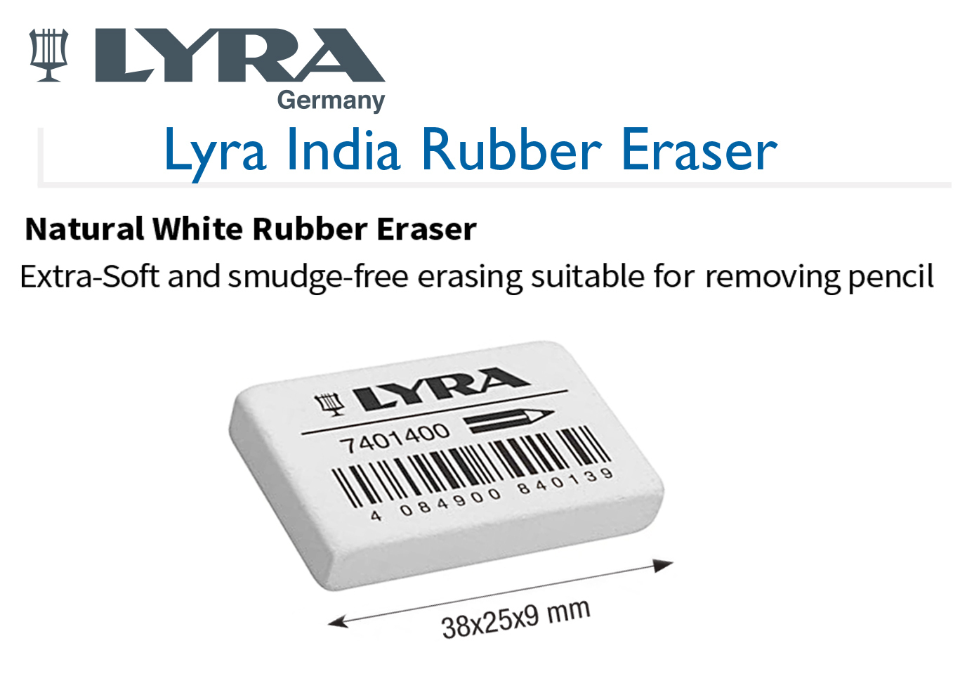 Lyra_India_Rubber_Eraser