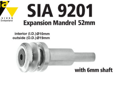 SIA 9201 Mandril para Discos, eixo de Ø6mm