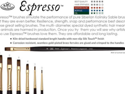 Royal Espresso Shader Pincel para Aguarela
